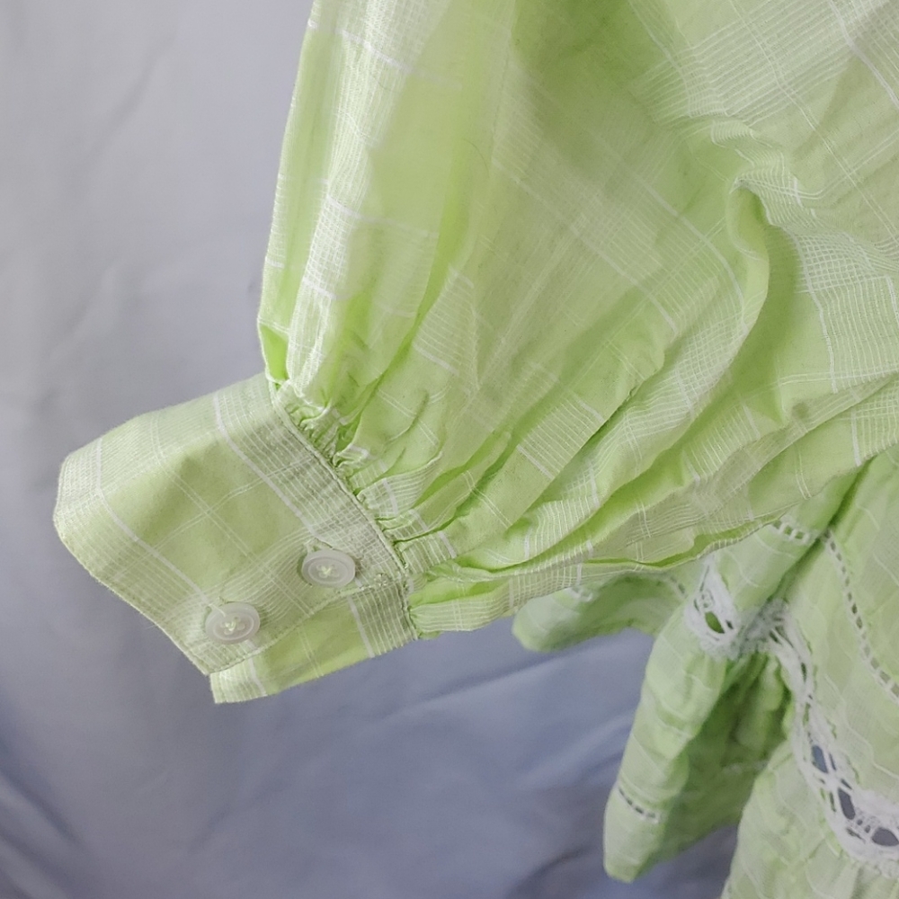 Free People Lime Colored Time Out Tunic Top  in XS - Picture 9 of 12